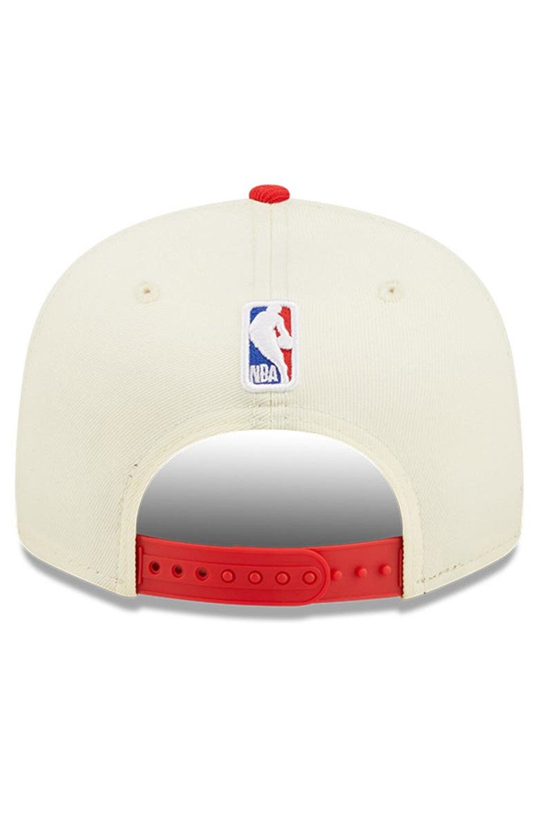 New Era Youth New Era Cream/Red Toronto Raptors 2022 NBA Draft 9FIFTY Snapback Adjustable Hat, Alternate, color, 