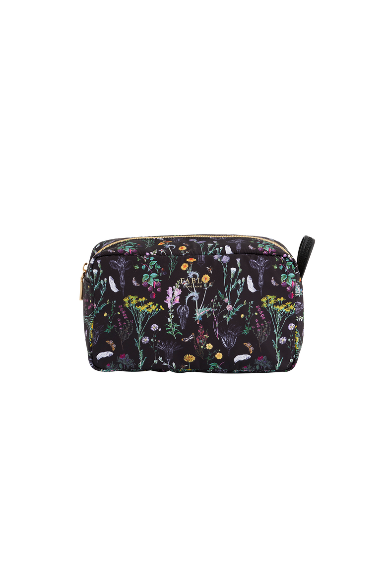 Wilderness Black Cosmetic Bag, Main, color, Black