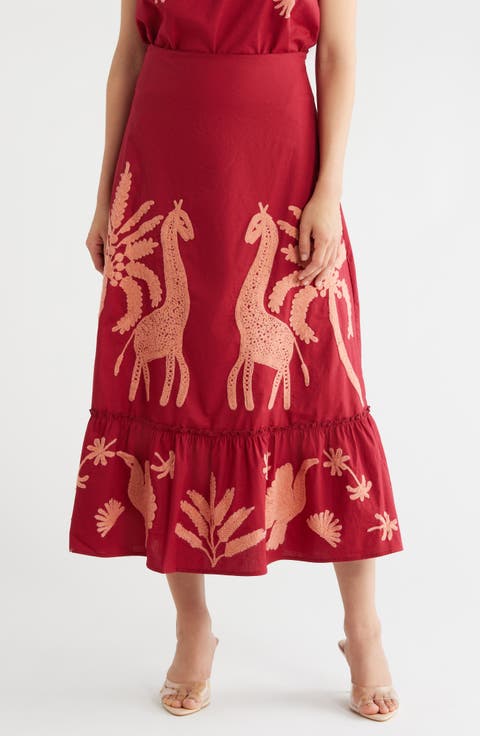 Embroidered Skirt