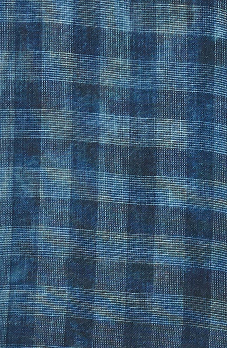 Tommy Bahama India Indigo Check Button-Up Shirt, Alternate, color, 