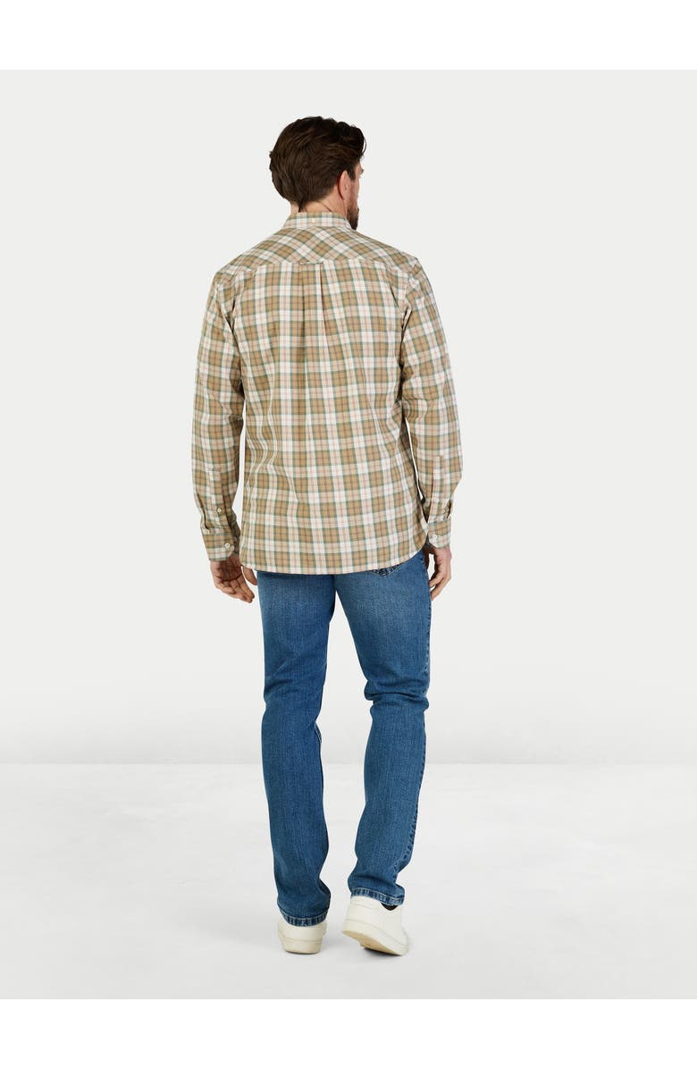 Raging Bull Suffolk Long Sleeve Checked Shirt, Alternate, color, Tan