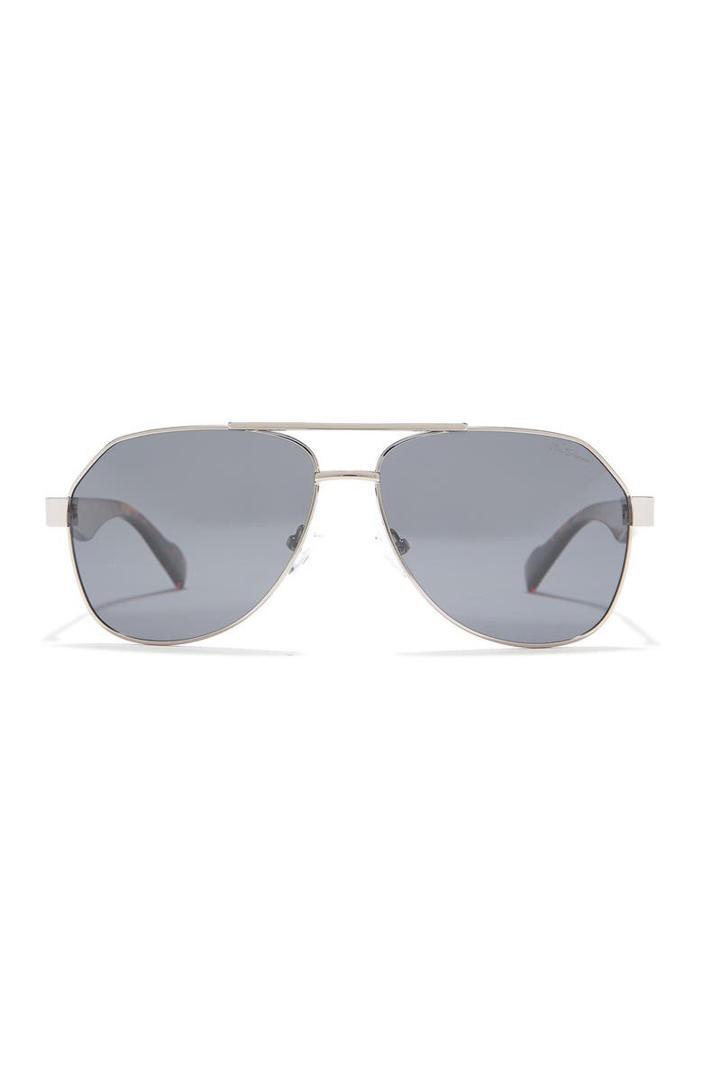 Ben Sherman Alfie 61mm Aviator Sunglasses, Main, color, 