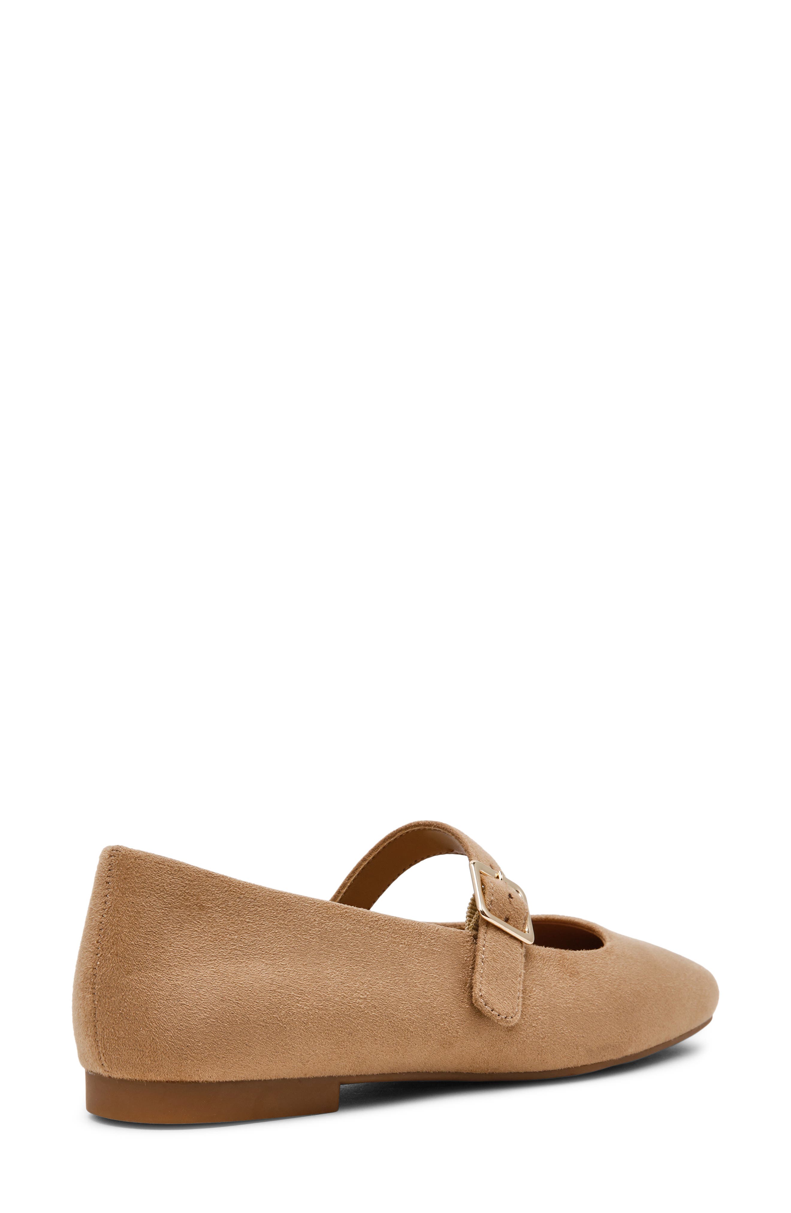 Mabel Mary Jane Flat, Alternate, color, SAND SUEDE