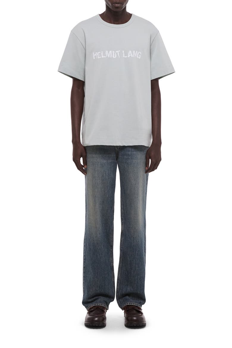 Crumpled Logo Graphic T-Shirt, Alternate, color, AQUA GRAY