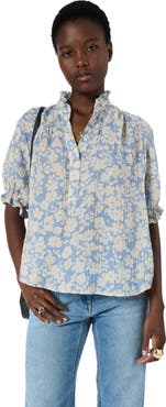 GERARD DAREL Cephise Floral Print Blouse