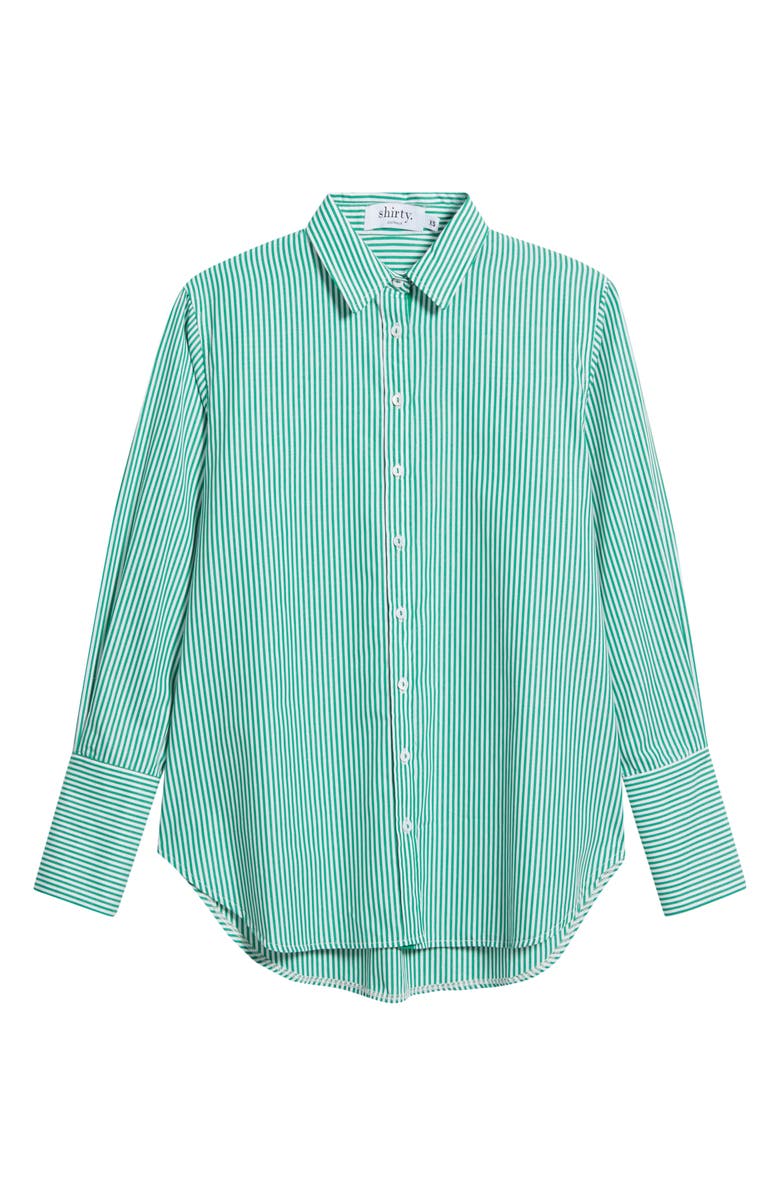 SHIRTY Elodie Stripe Cotton Button-Up Shirt, Main, color, 
