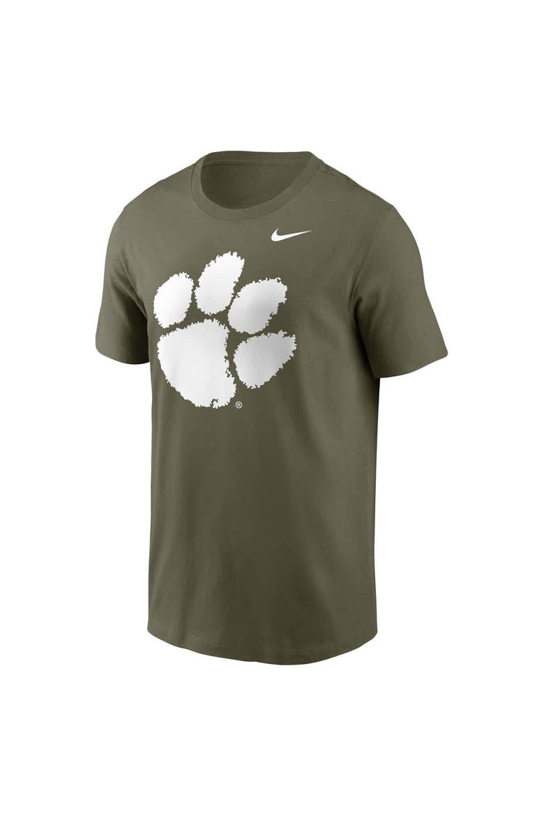 Men's Nike Olive Clemson Tigers Primetime Logo Performance T-Shirt, Alternate, color, Olive
