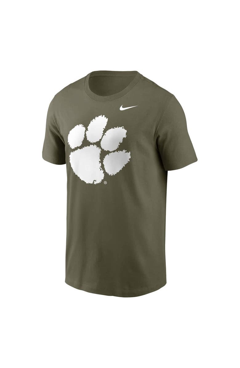 Nike Men's Nike Olive Clemson Tigers Primetime Logo Performance T-Shirt, Alternate, color, Olive