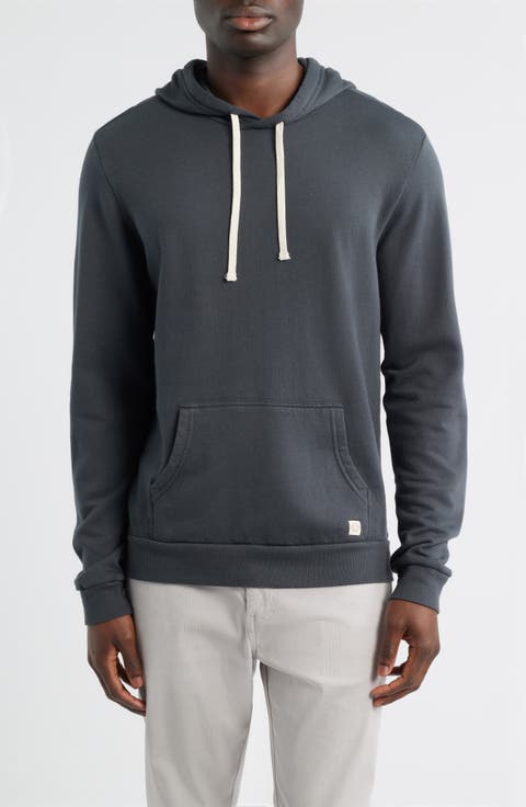 Cotton Blend French Terry Pullover Hoodie