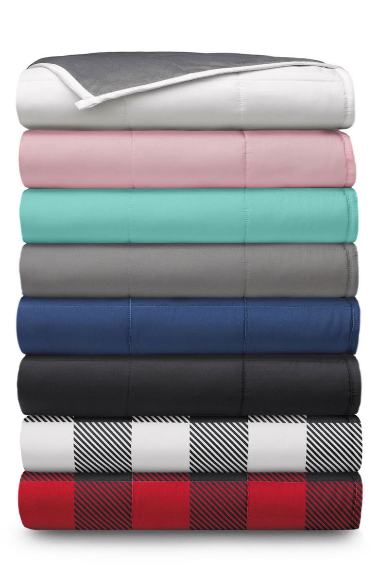 ELLA JAYNE HOME Weighted Blanket - 12 lbs., Alternate, color, Black White