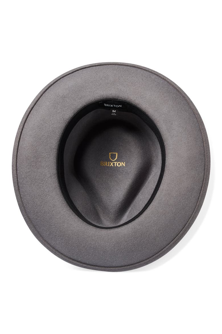 Swindle Wool Fedora, Alternate, color, GREY/ GREY