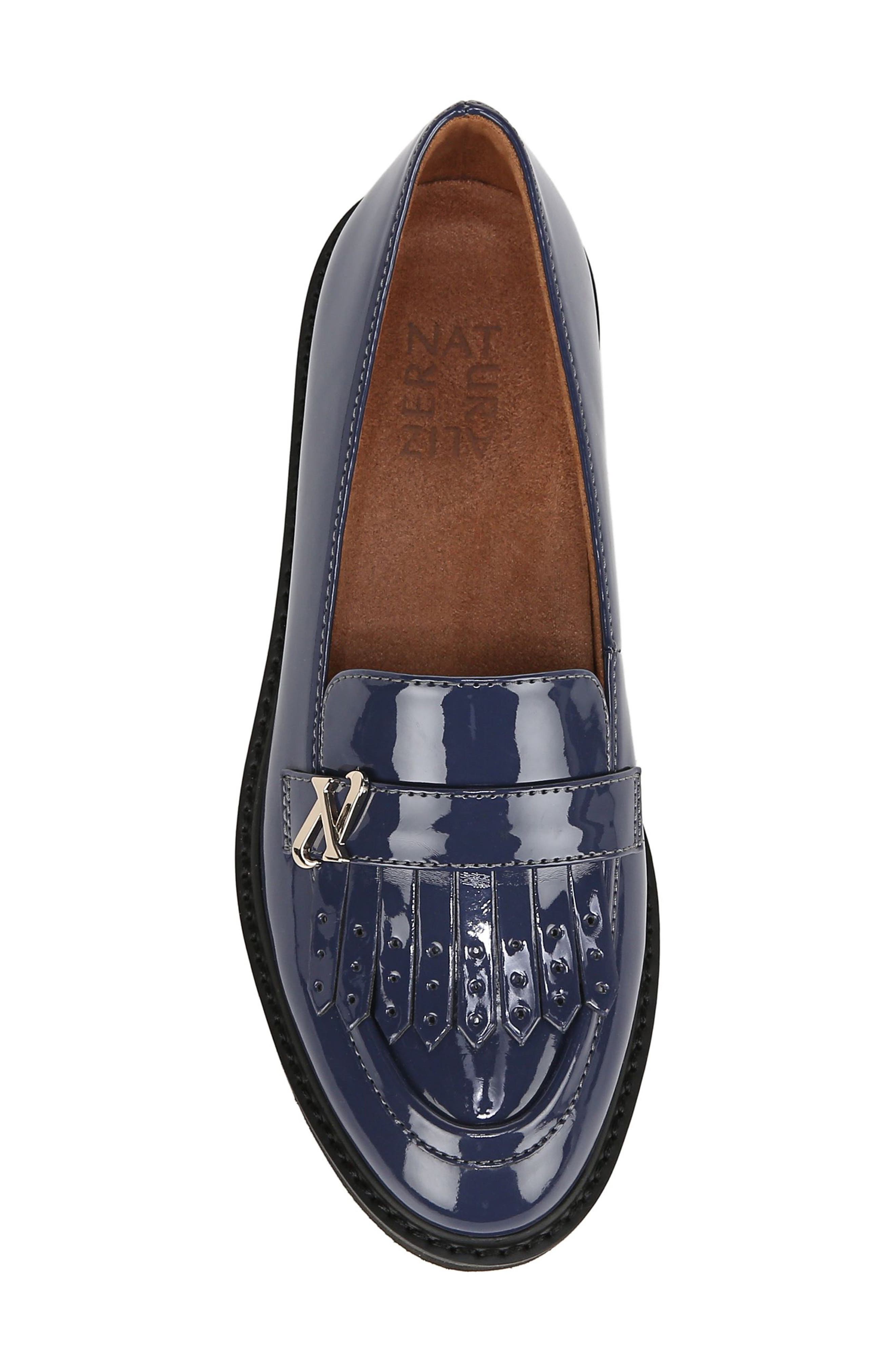 Naturalizer Expert Kilted Platform Loafer - Wide Width Available, Alternate, color, Midnight Blue