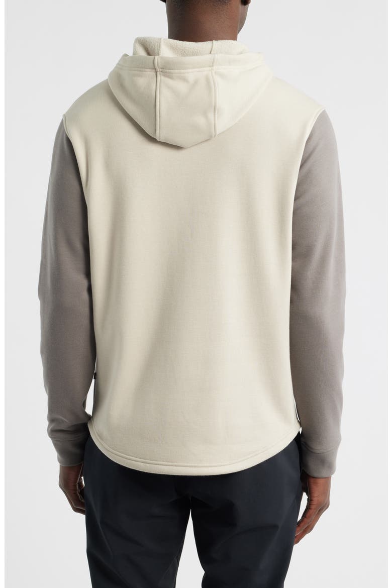 Picinisco Colorblock Hoodie, Alternate, color, OATMEAL