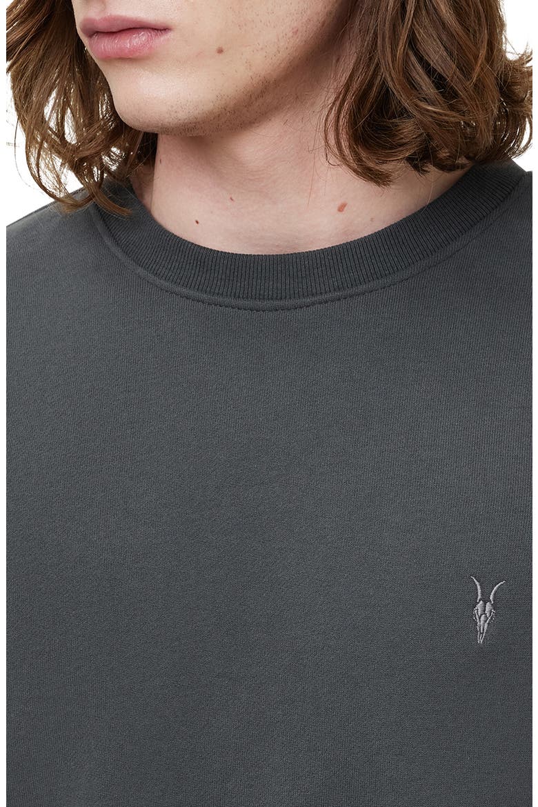 Raven Crewneck Sweatshirt, Alternate, color, CARTER GREY