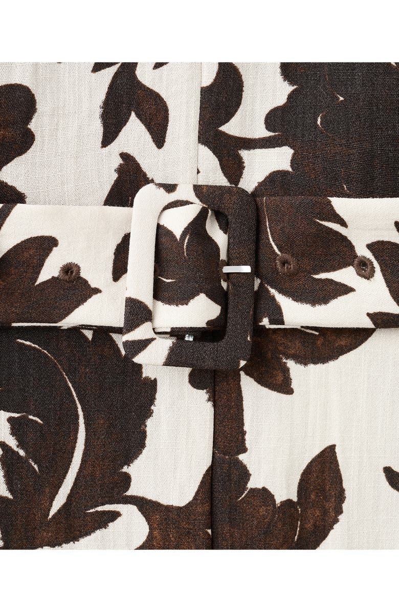 MANGO Floral Print Wide Leg Jumpsuit, Alternate, color, 