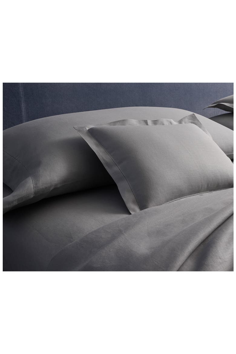 Roman Hemstitch Linen Euro Sham, Alternate, color, PALOMA