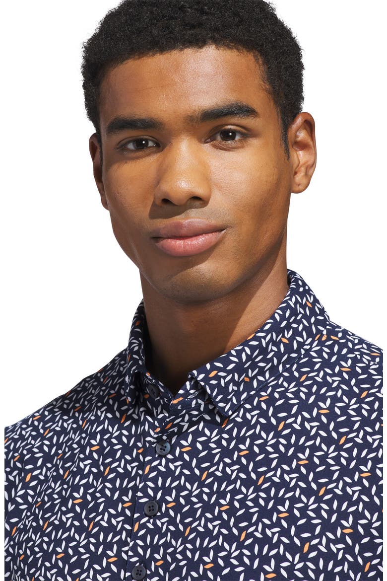 Ultimate365+ Soft Print Performance Polo, Alternate, color, COLLEGIATE NAVY/ WHITE