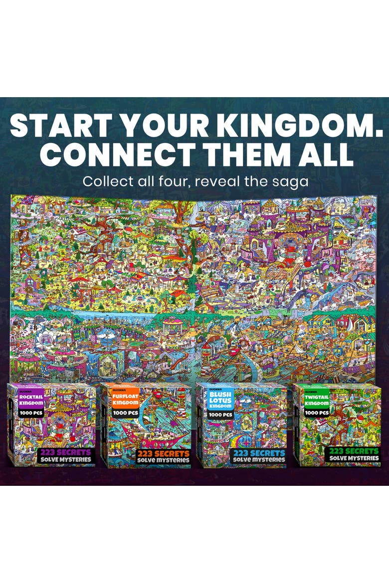 1000-Piece Jigsaw Puzzle Collection for Adults, Alternate, color, Realms