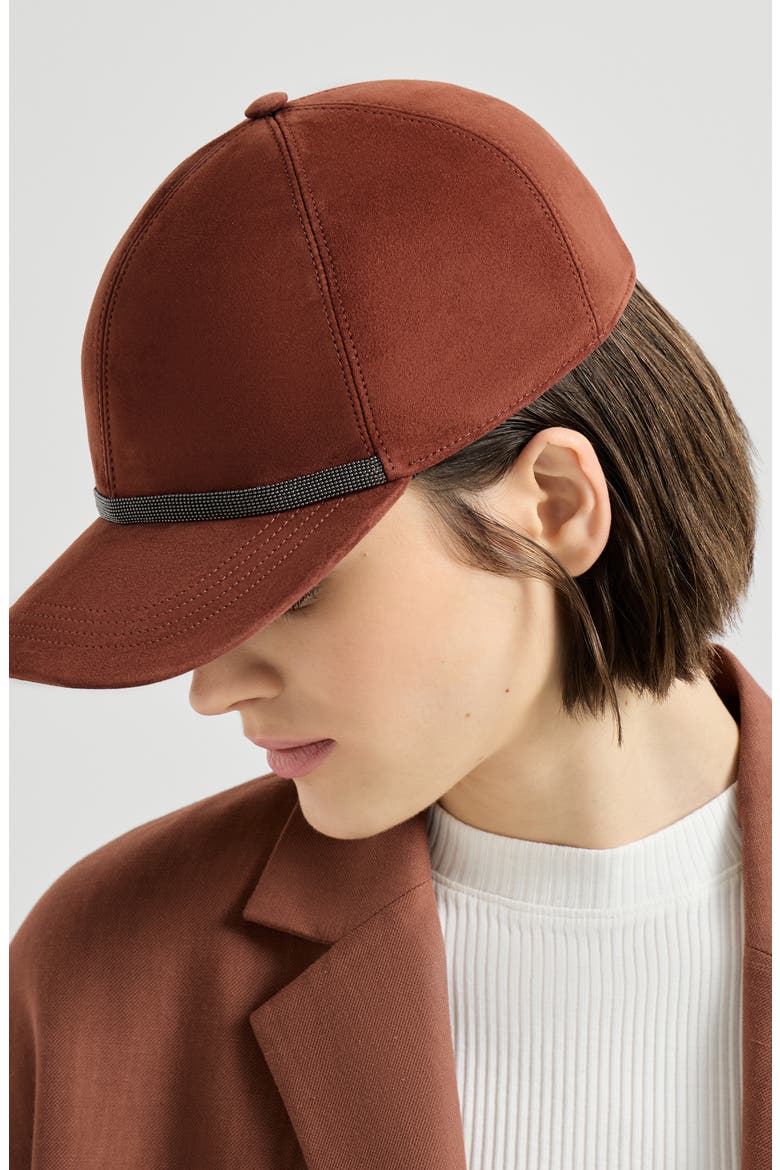 Baseball Cap with monili, Alternate, color, Firebrick