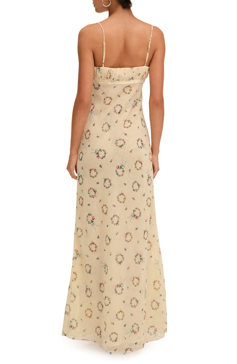 For Love & Lemons Midsummer Floral Sundress, Alternate, color, Yellow