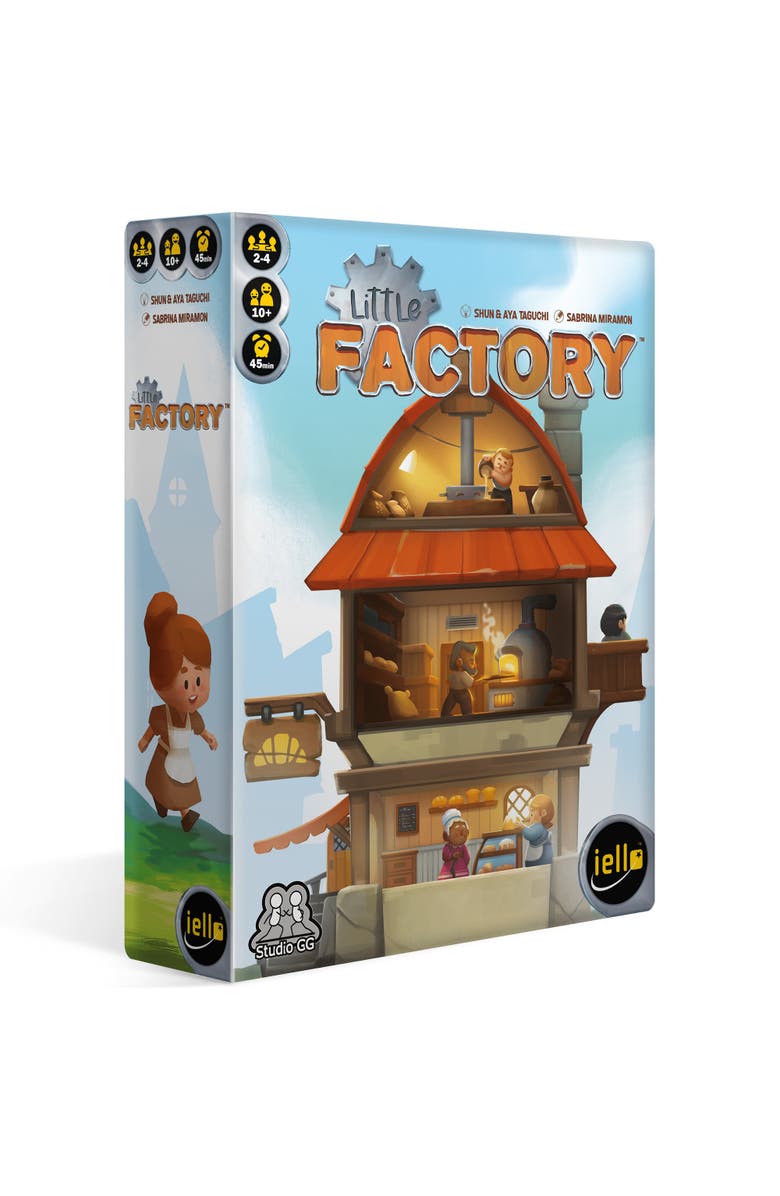 IELLO Little Factory Resource Management & Building Card Game, Main, color, 