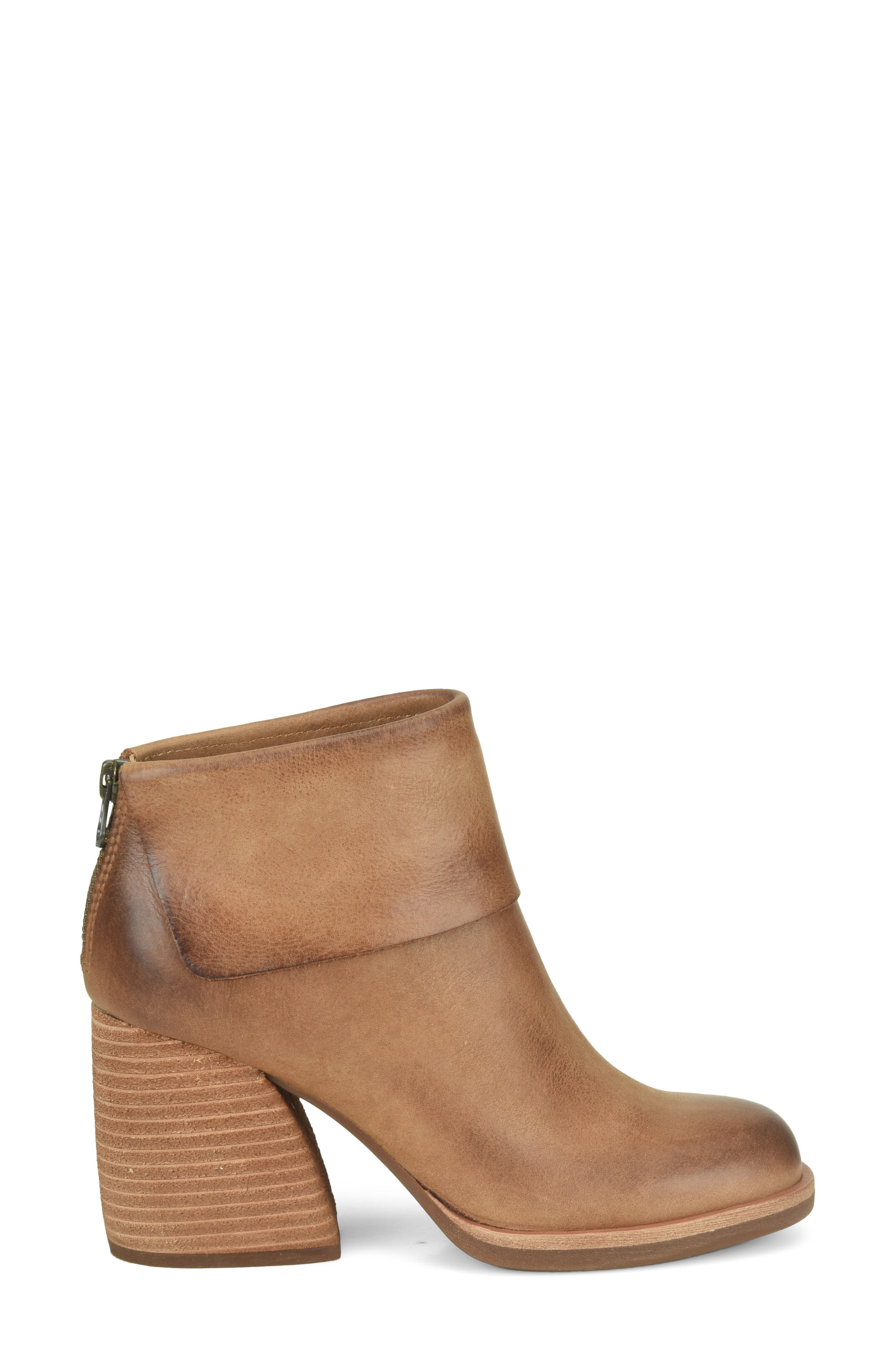 Seri Bootie, Alternate, color, BROWN LEATHER