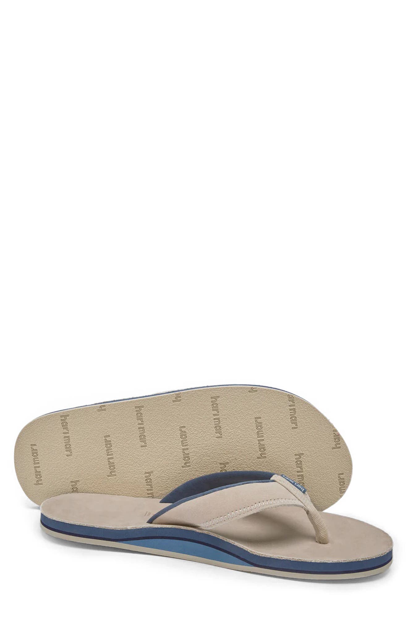 Pier II Leather Flip Flop, Alternate, color, SAND
