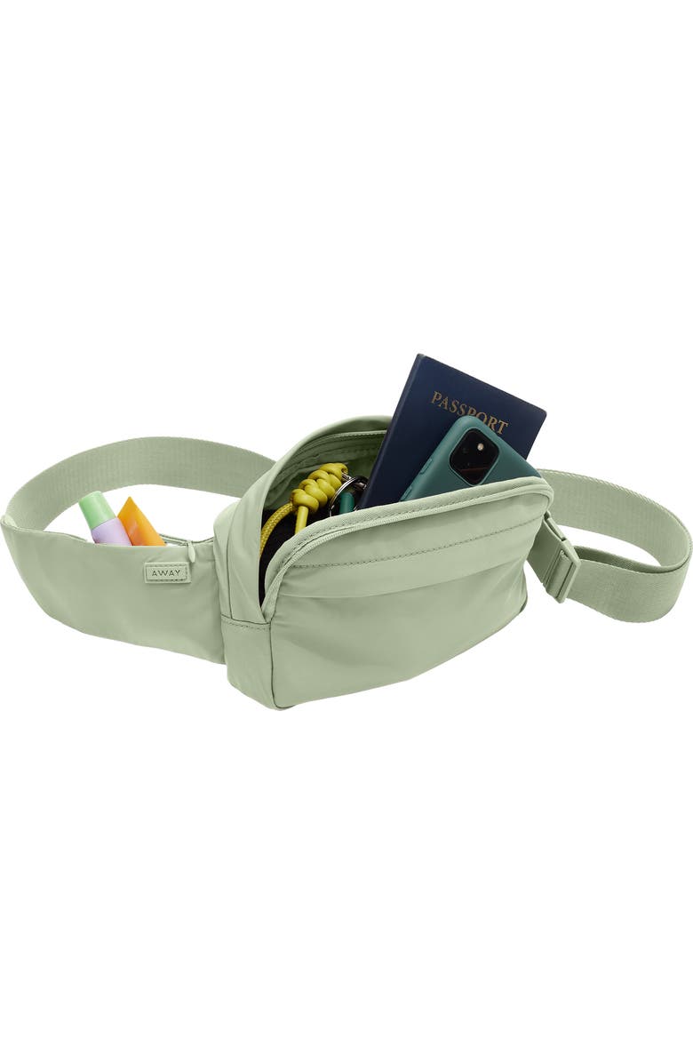 Away Featherlight Sling Bag, Alternate, color, Sage Green