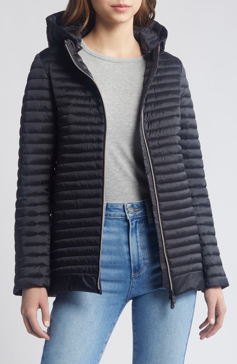 Save The Duck Alima Water Resistant Puffer Jacket, Alternate, color,