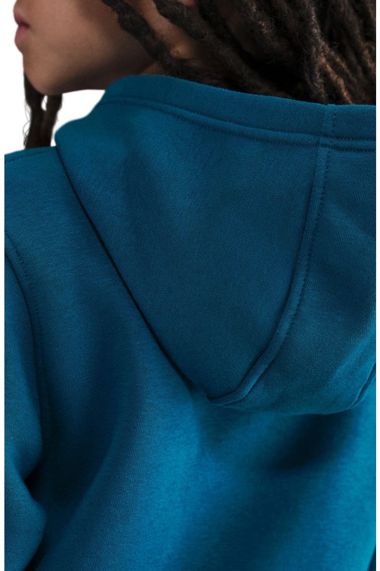 Kids' Kylian Mbappé Club Fleece Hoodie, Alternate, color, GREEN ABYSS/ IGLOO/ LIGHT DEW