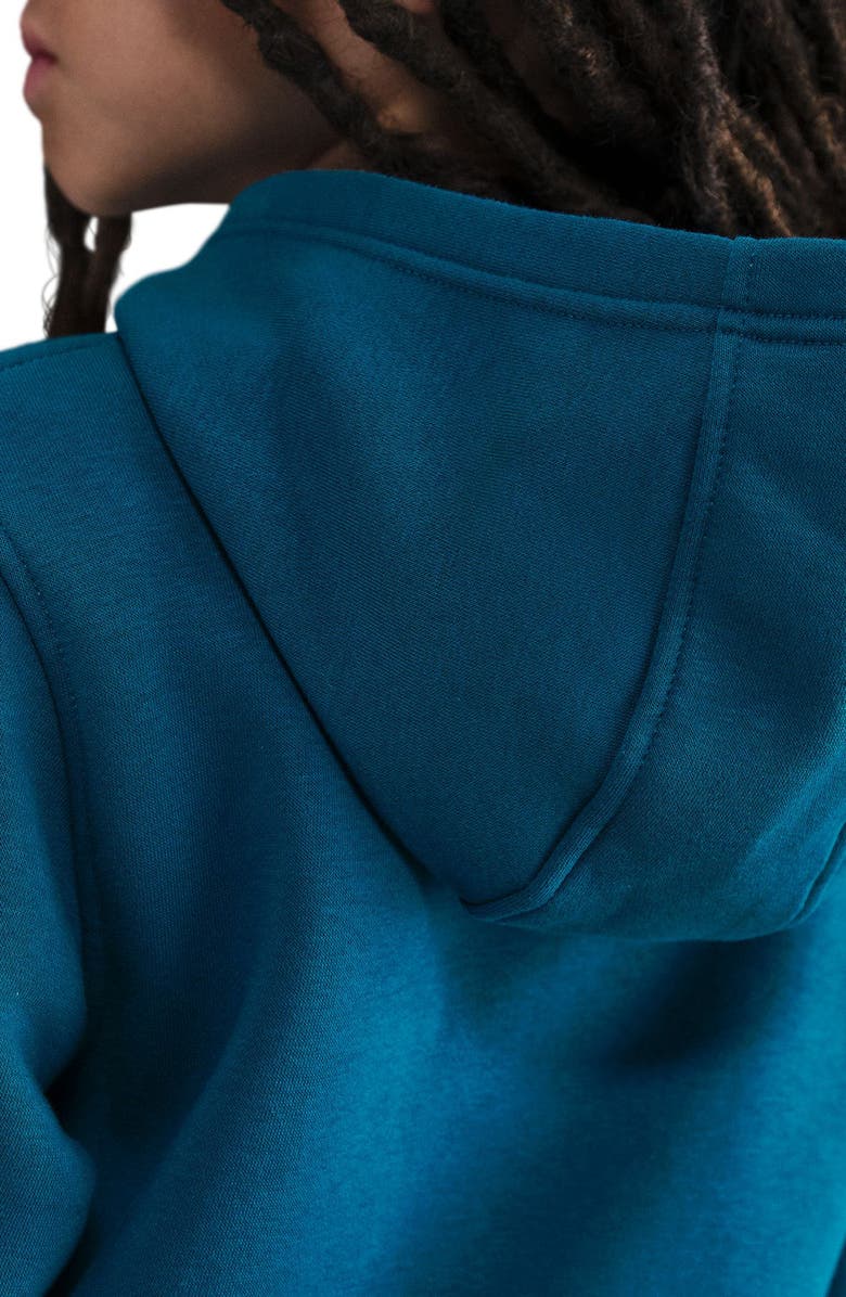 Nike Kids' Kylian Mbappé Club Fleece Hoodie, Alternate, color, Green Abyss/ Igloo/ Light Dew