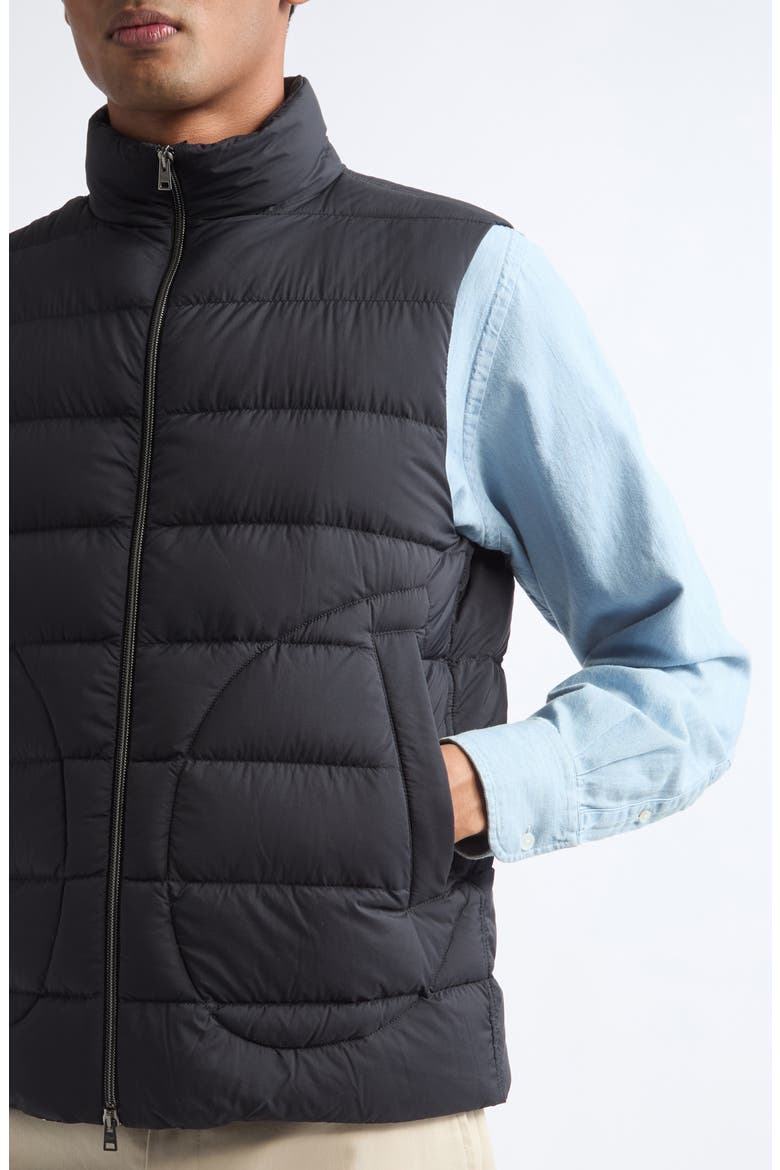 Legend Matte Nylon Down Puffer Vest, Alternate, color, 9300 BLACK