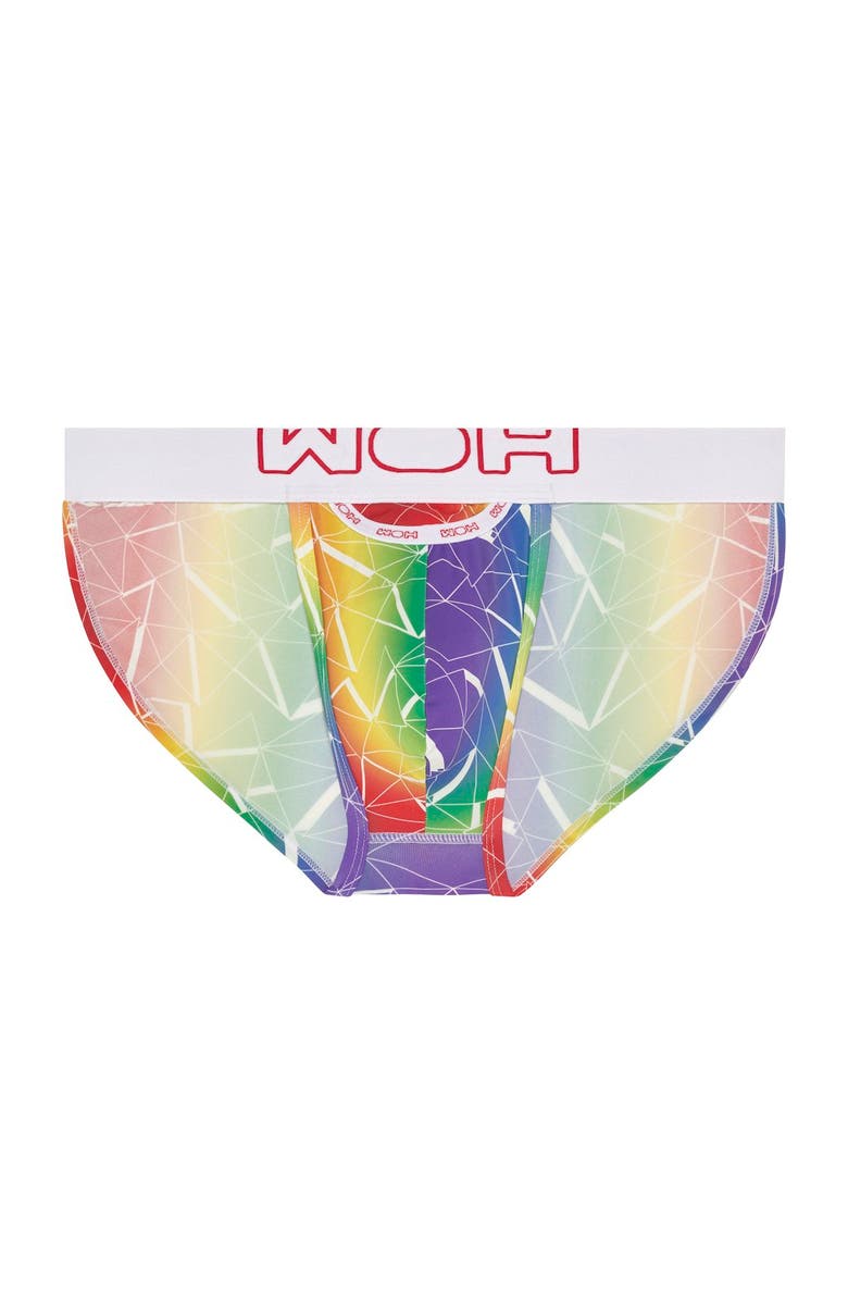 HOM WOH Sexy Fun Tanga Briefs, Main, color, Multico Print