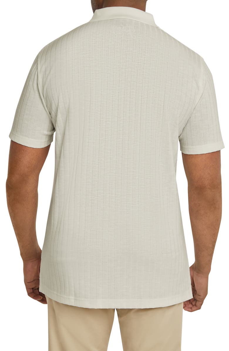 Johnny Bigg Page Zip Rib Polo, Alternate, color, Ivory