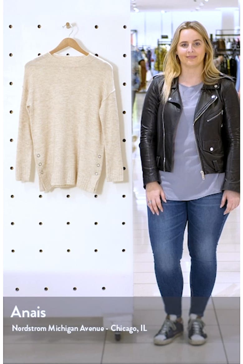 Side Snap Sweater Tunic video