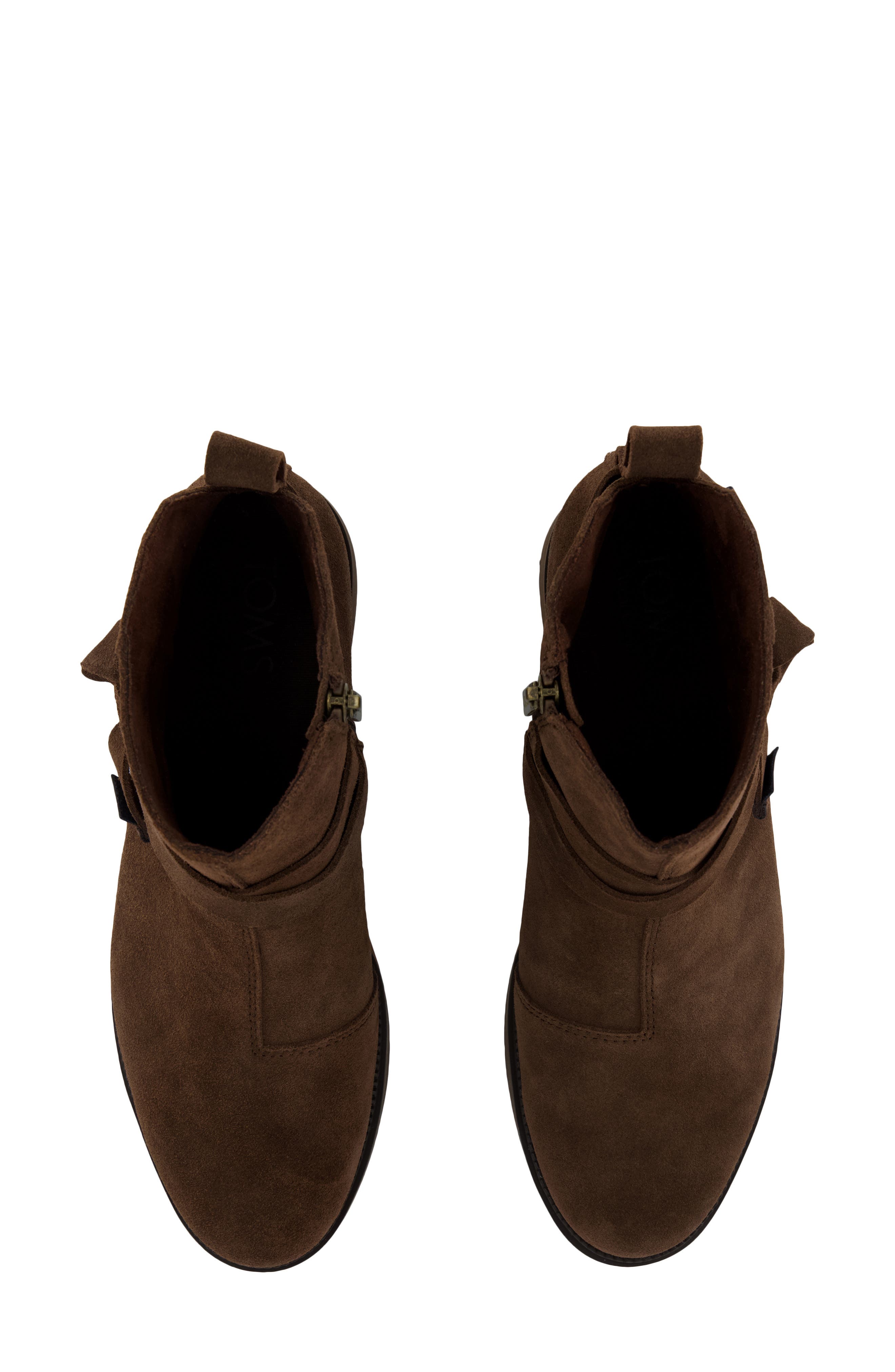 Water-Resistant Bootie, Alternate, color, DARK BROWN