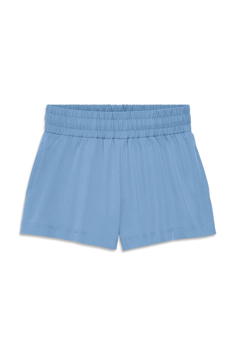 Kids Staycool Stretch Twirly Shorts, Main, color, Vintage Blue