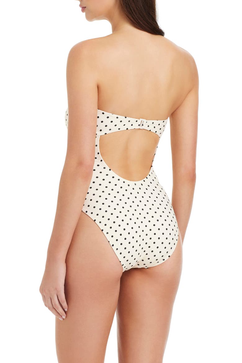 Merrow Underwire One-Piece Swimsuit, Alternate, color, WHITE SAND