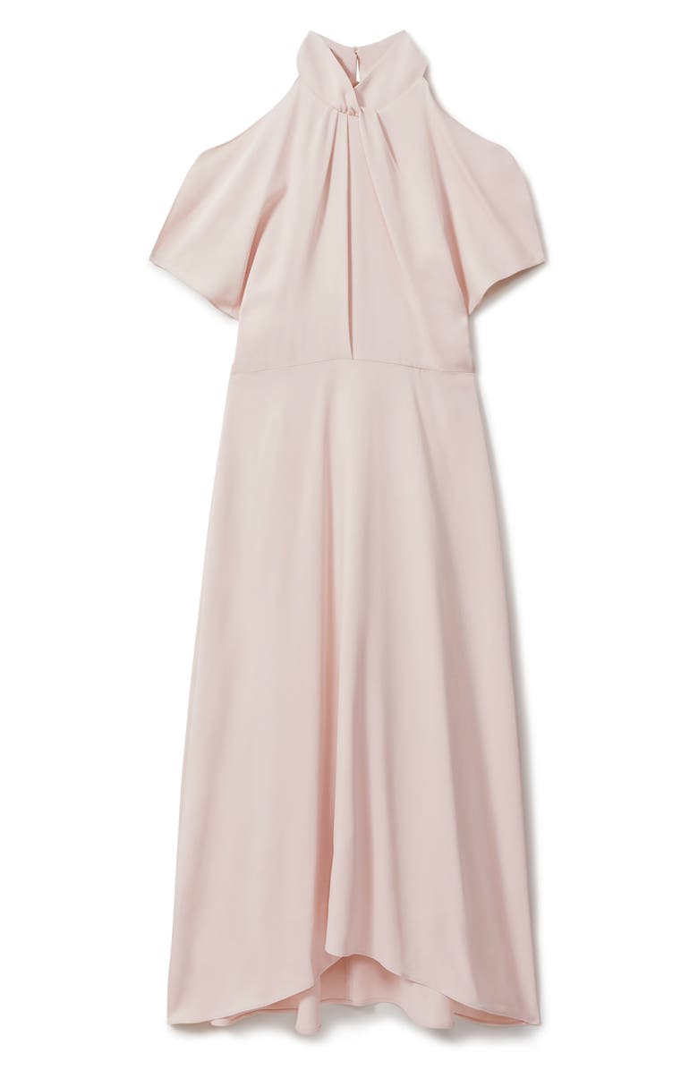 Reiss Andressa Cold Shoulder Midi Dress, Alternate, color, Beige