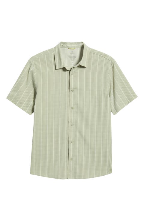 Bless Up Short Sleeve Button-Up Shirt