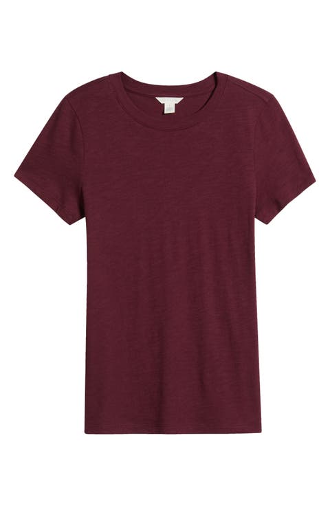 Cotton Blend Crewneck T-Shirt