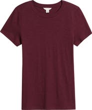 Caslon® Cotton Blend Crewneck T-Shirt