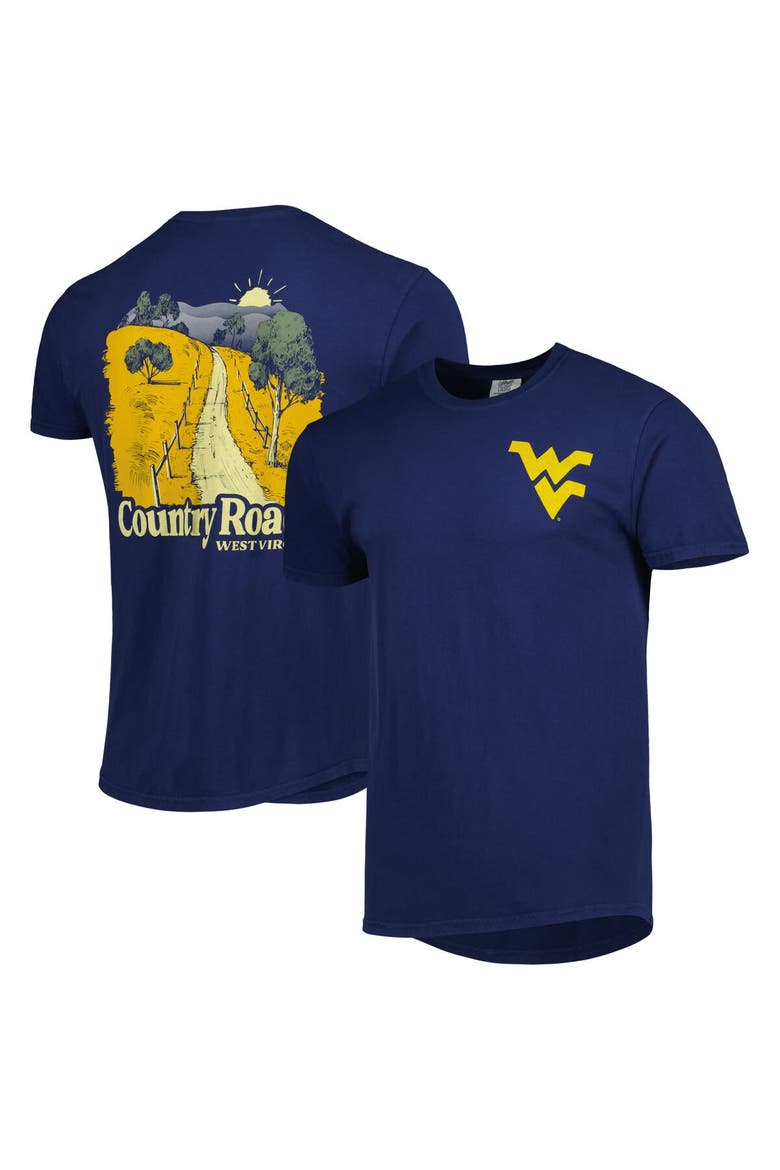 Men's Navy West Virginia Mountaineers Hyperlocal T-Shirt, Alternate, color, Navy