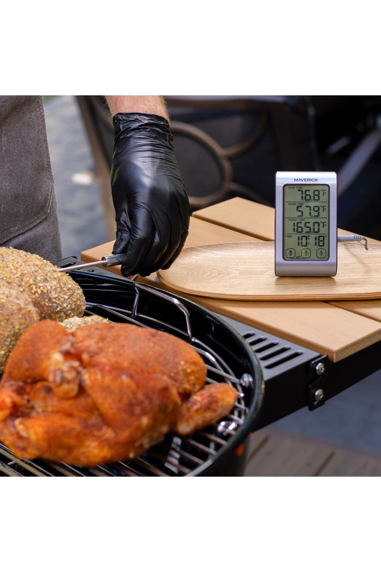 Dual Sensor Touch Screen Oven & Meat Thermometer, Alternate, color, Silver