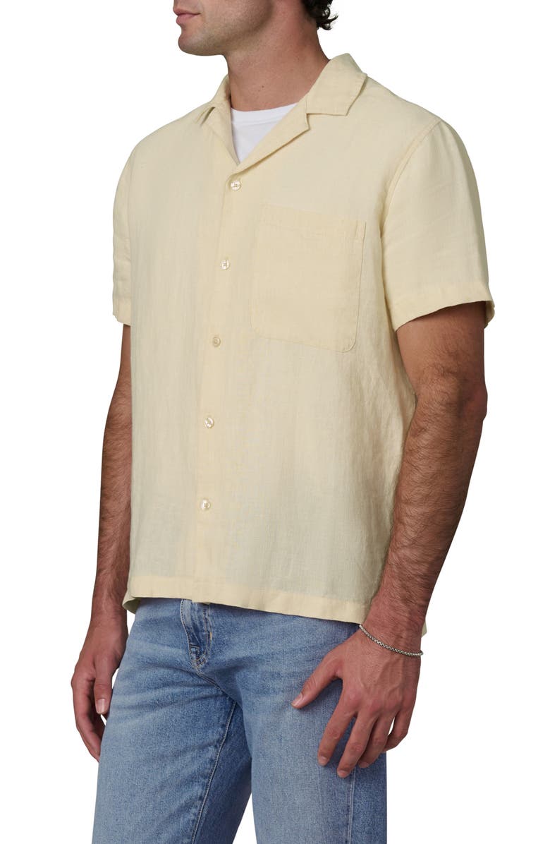 Joe's Slub Cotton Camp Shirt, Alternate, color, Summer Sand