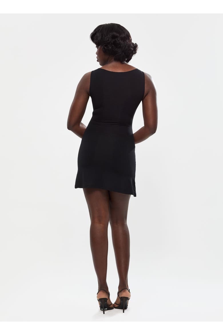 Swan Mini Dress, Alternate, color, Swan