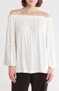 PATRIZIA LUCA Off-the-Shoulder Flowy Top