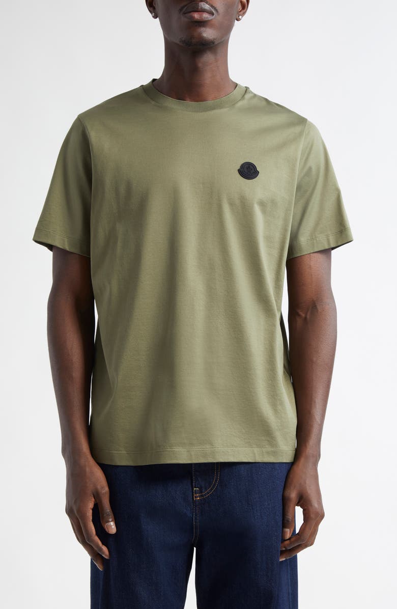 Moncler Logo Patch Graphic T-Shirt, Main, color,
