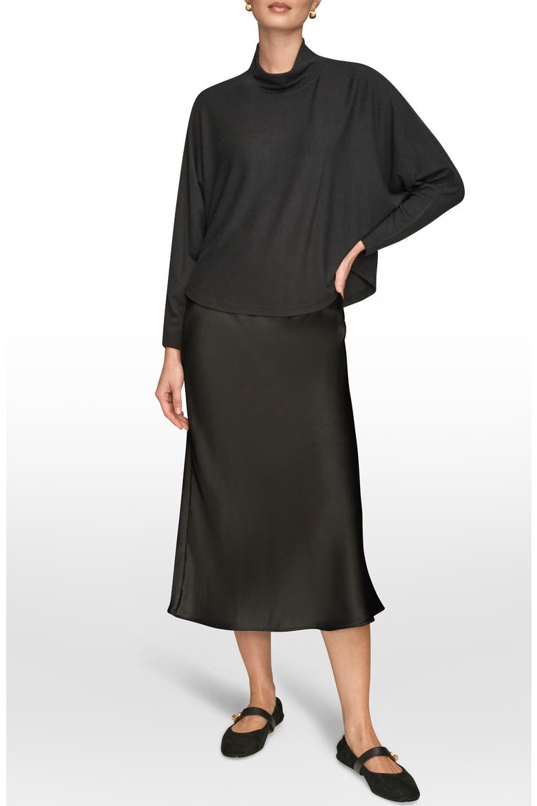 Mock Neck Sweater, Alternate, color, BLACK