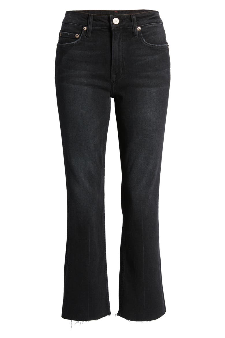 Farrah High Waist Fray Hem Flare Jeans, Alternate, color, NASHVILLE